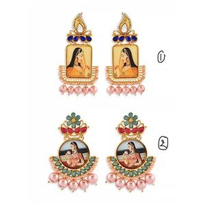 2 Pairs of Traditional Earrings Brand New